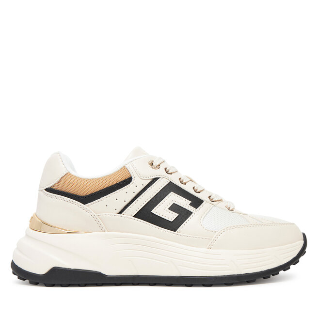 Sneakersy Guess FLTFON FAB12 Écru - kobiece
