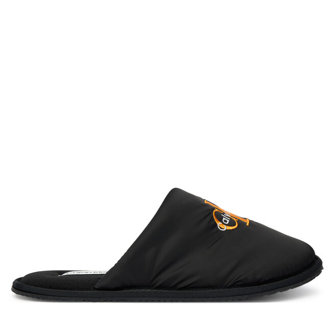 Kapcie Calvin Klein Hotel Slipper Mono Embro YM0YM01392 Czarny - męskie