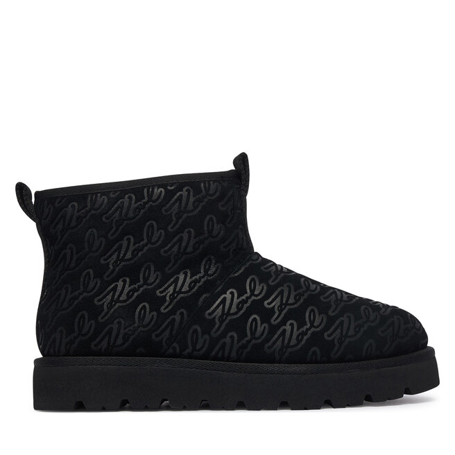 Śniegowce KARL LAGERFELD Skylar Lo KL47636 Czarny - kobiece