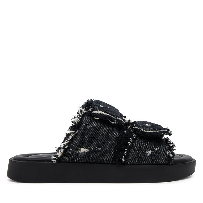 Klapki Inuikii Classic Jeans Velcro 70104-143 Czarny -