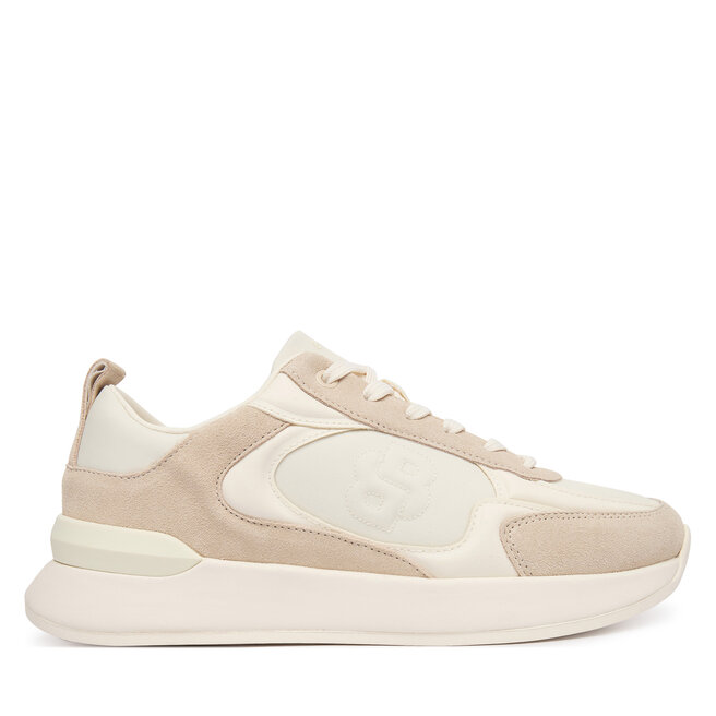 Sneakersy BOSS B Icon 50557764 Écru - kobiece