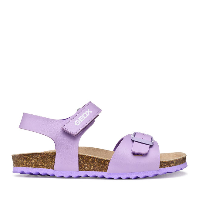 Sandały Geox J Adriel Girl J028MC 000BC C8545 M Fioletowy - dziewczęce