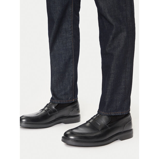 Mokasyny Clarks Aldwin Step 26178429 Czarny -