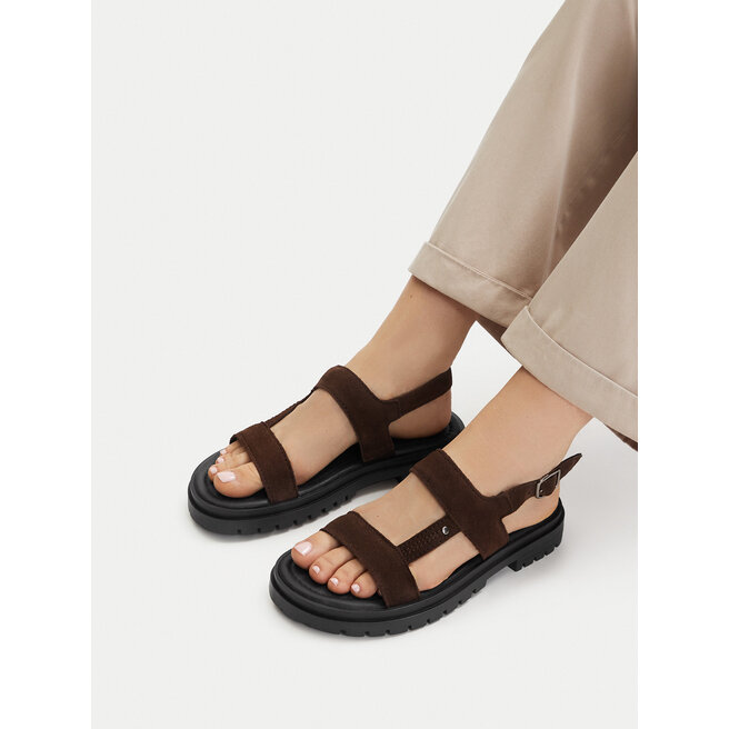 Sandały Lasocki CEO-WI34-3310-18650 Brązowy ciemny - kobiece