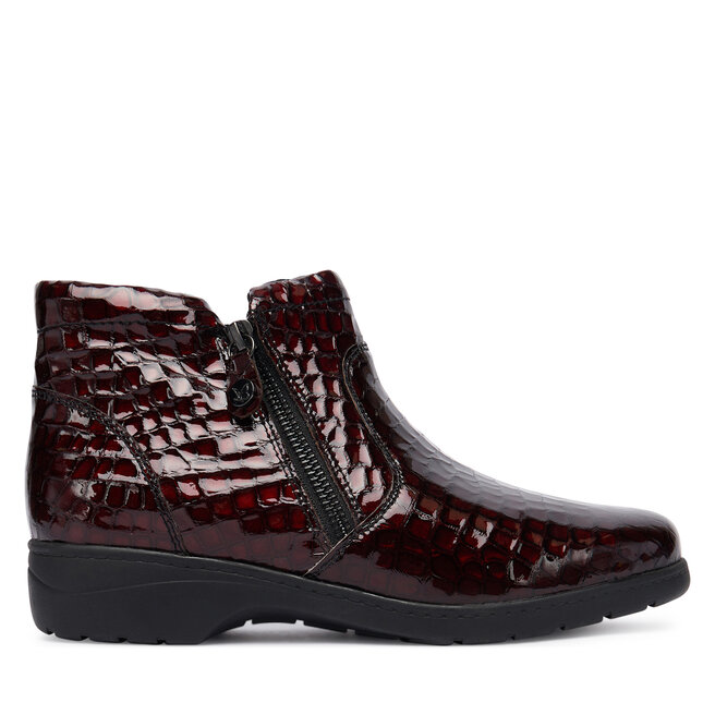 Botki Caprice 9-25460-45 Bordowy - kobiece