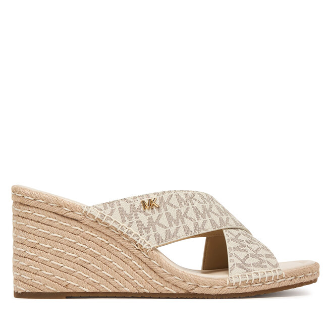 Espadryle MICHAEL Michael Kors Kenzie 40R6KZMS1B Kremowy - kobiece