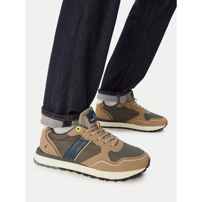 Sneakersy Nautica CEO-CRUISER-01 V5 Brązowy - męskie