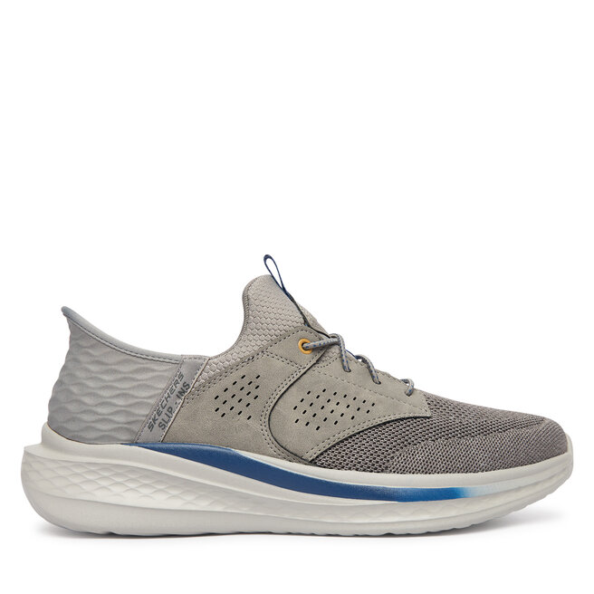 Sneakersy Skechers Slip-Ins Rf: Slade - Caster 210889/GRY Szary - męskie