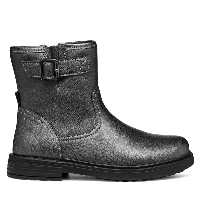 Kozaki Geox Jr Eclair J049QB 000BC C1357 S Szary - dziewczęce