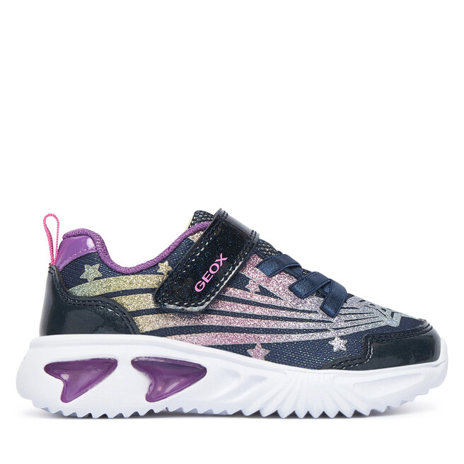Sneakersy Geox J Assister Girl J56E9B 0ASKN C4269 M Granatowy - dziewczęce