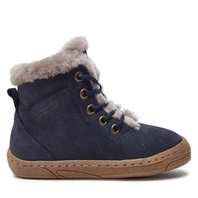 Trzewiki Froddo Minni Suede Laces G2110140-4 S Niebieski - dziewczęce