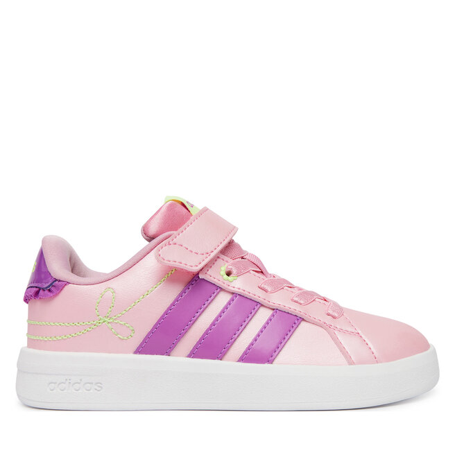 Sneakersy adidas Grand Court 3.0 Girls Shoes Children KI1755 Różowy - dziewczęce
