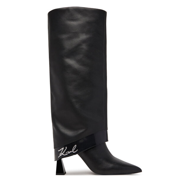 Kozaki KARL LAGERFELD KL32081 Czarny - kobiece