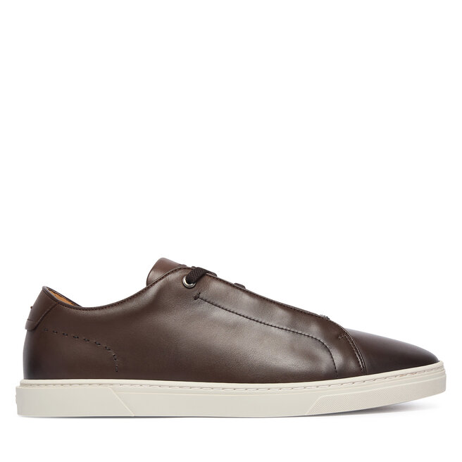 Sneakersy BOSS Gary 50566821 Brązowy - męskie