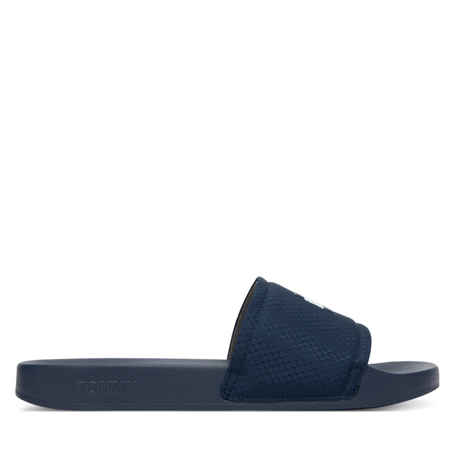 Klapki Tommy Jeans Tjm Pool Slide EM0EM01673 Granatowy -