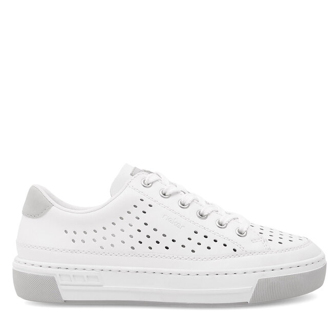 Sneakersy Rieker L8849-80 Biały - kobiece