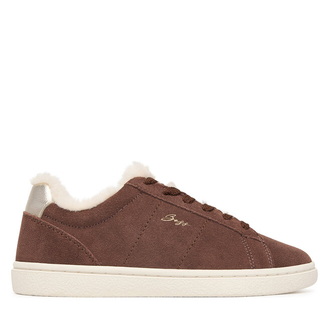 Sneakersy BOSS Everlynn 50573853 Brązowy - kobiece