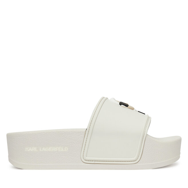 Klapki KARL LAGERFELD Kondo Maxi KL80805A Biały -