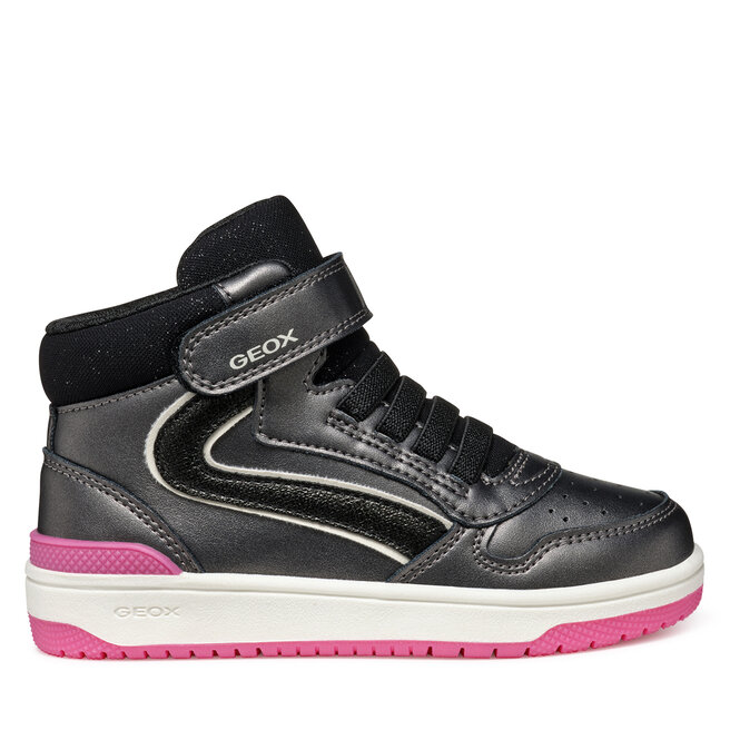Sneakersy Geox J Washiba J56HXA 000NF C9325 M Szary - dziewczęce