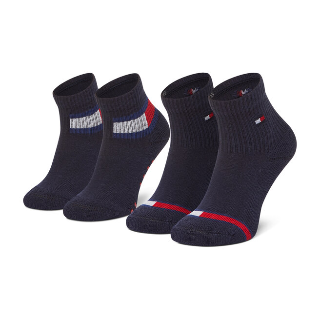 Skarpety długie Tommy Hilfiger 100002319 Granatowy - dziecięce