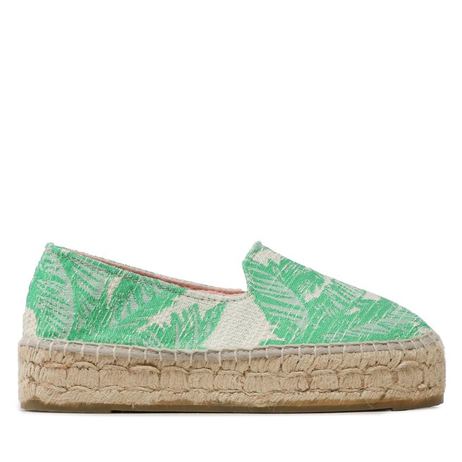 Espadryle Manebi Cotton Jaquard Double Sole Espadrilles G 4.8 D0 Zielony - kobiece
